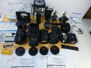 Hasselblad 503CX Medium Fomat Camera w/4 Lenses & Accessories Pre-owned VG