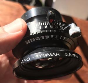 Schneider Kreuznach Symmar APO f5.6 150mm Large Format Lens