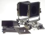 SINAR NORMA chrome vintage large format 4 x 5 field camera pol back film plates