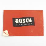 Busch 4x5 Pressman Camera - Operating Instruction Manual Booklet