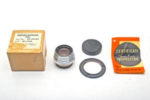 Bausch & Lomb (Zeiss) 158mm f6.3 Macro-Tessar large Format+5x7++Lens++BEAUTIFUL