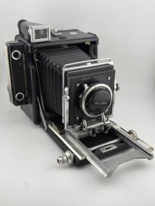 Vtg Busch Pressman Rangefinder Camera with Wollensak 101mm f4.5. Mint Condition