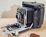 Busch Pressman folding Field Camera 4C Rapax Wollensak 101mm Lens Zoom