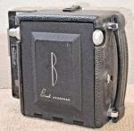 Busch Pressman folding Field Camera 4C Rapax Wollensak 101mm Lens Zoom