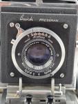 Vtg Busch Pressman Rangefinder Camera with Wollensak 101mm f4.5. Mint Condition