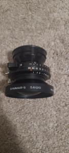Schneider Symmar-S 210mm f/5.6 large format lens with copal #1 shutter 
