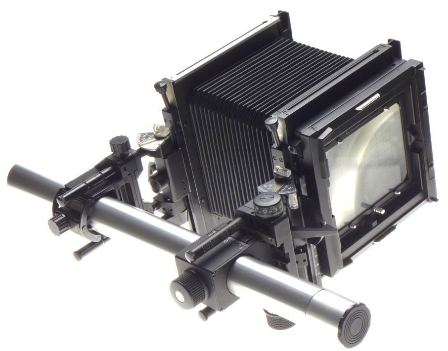 Vintage Sinar 4x5 F1 Monorail Field Camera in Case