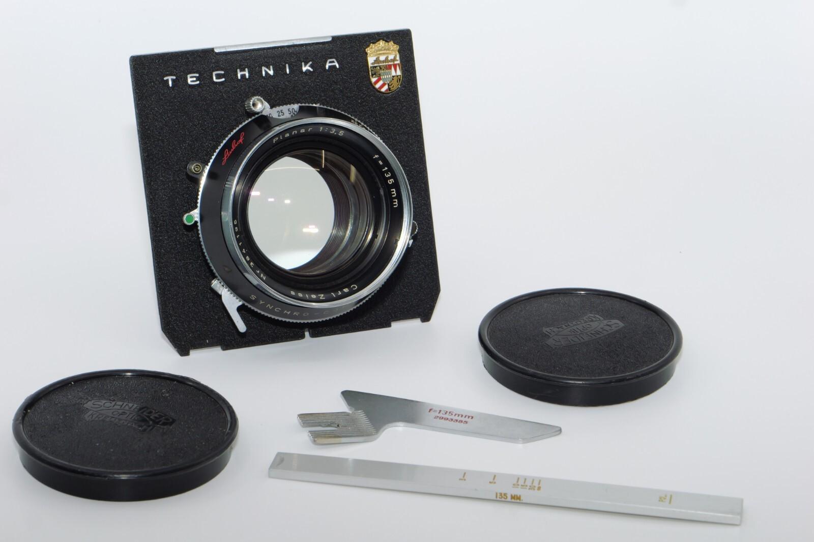 Objectif Carl Zeiss Synchro-Compur 3,5/35 Pour Linhof Technika 4x5 – Très Bon état