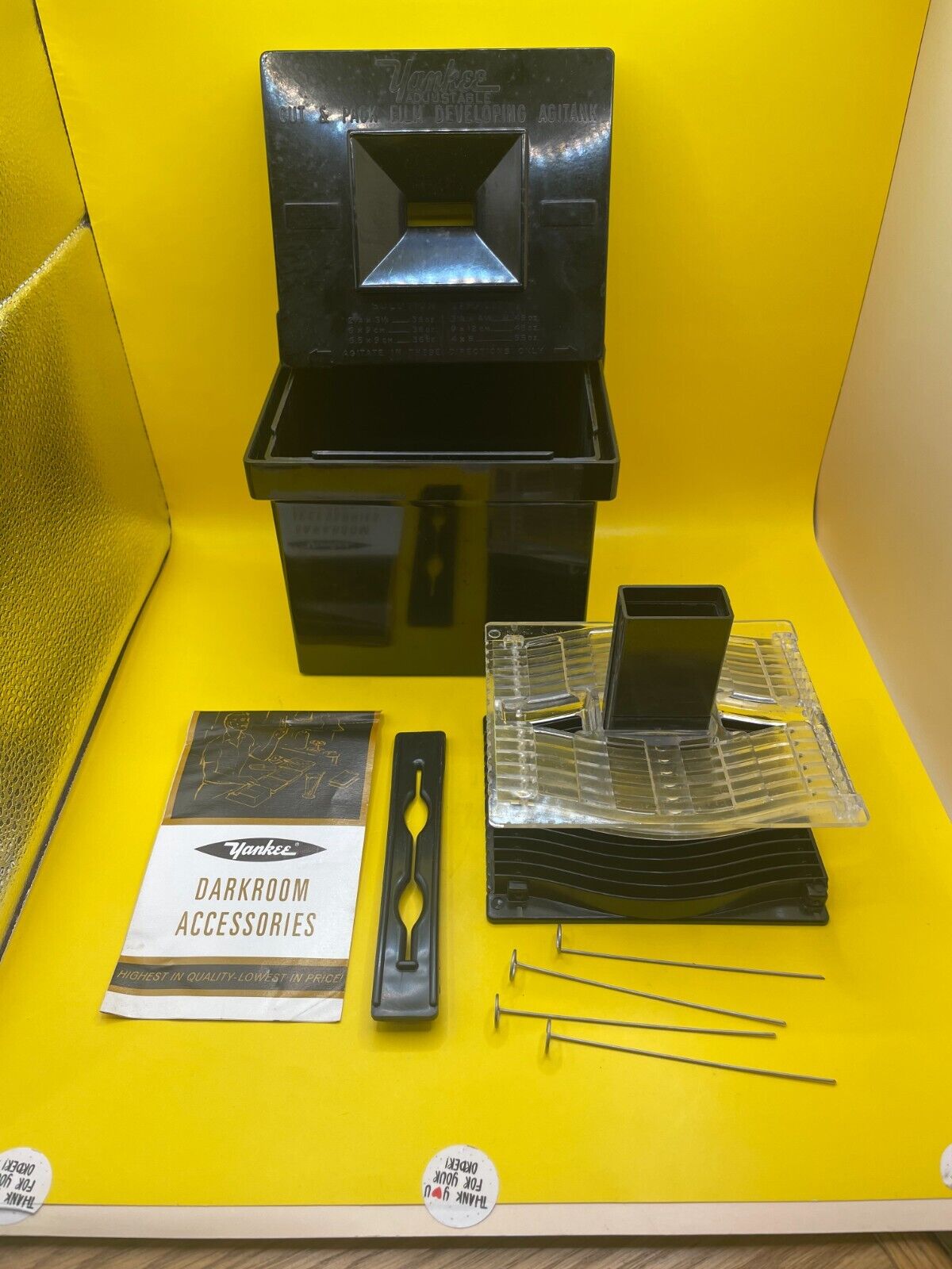 Yankee Adjustable Cut Film Tank - 2.25" x 2.25" to 4"x 5