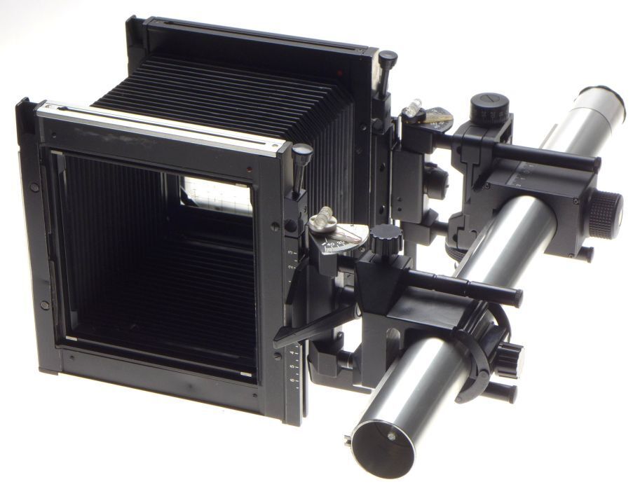 Vintage Sinar 4x5 F1 Monorail Field Camera in Case