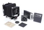 Linhof Technikardan 45 4X5 camera w/ 150mm+210mm lenses film holders NEW BELLOWS