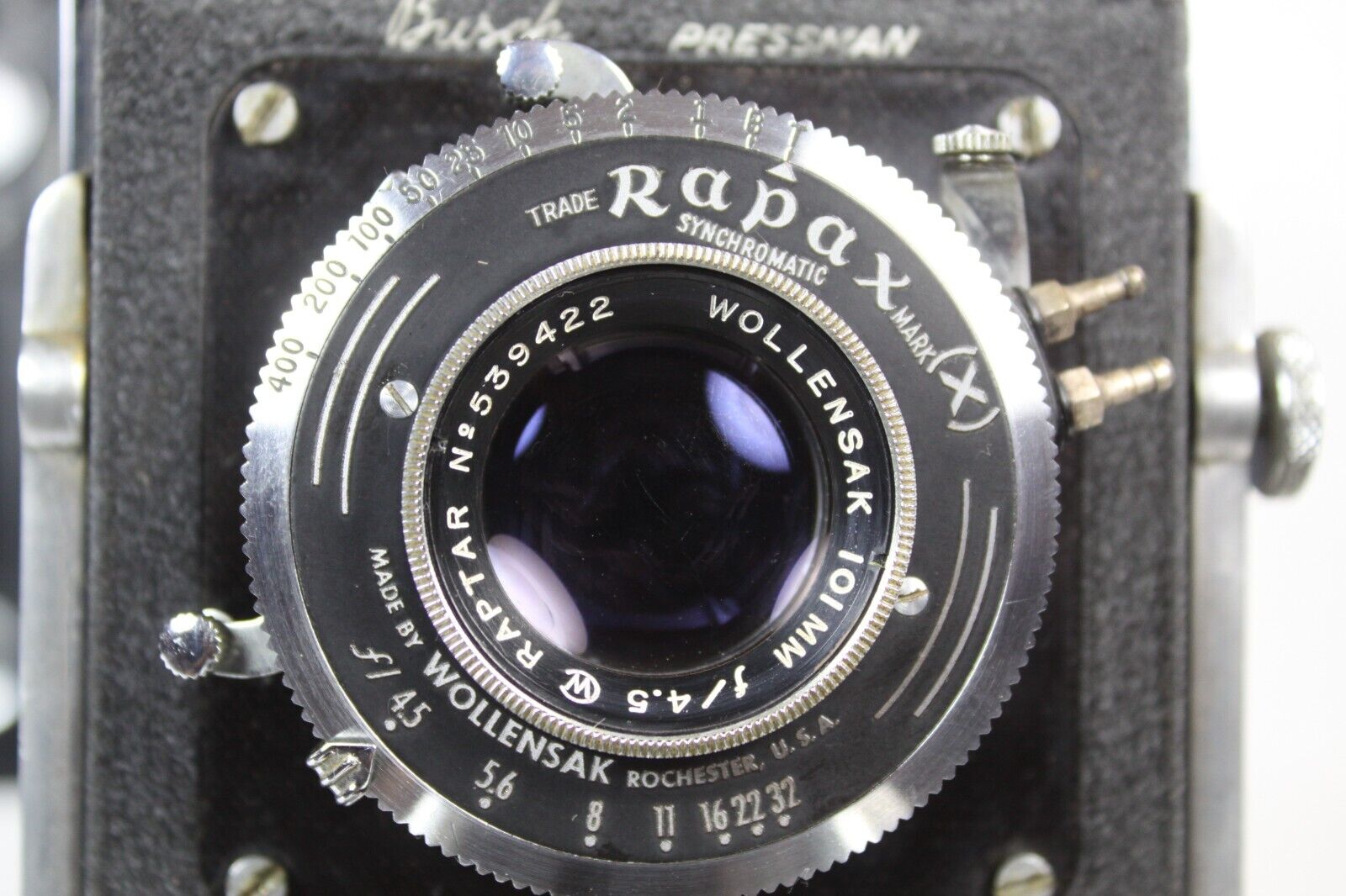 Busch Pressman 2x3 Camera with Wollensak Raptar Lens
