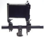Black 4x5 SINAR F Large format camera black body polaroid back film insert clean