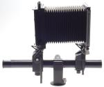 Black 4x5 SINAR F Large format camera black body polaroid back film insert clean