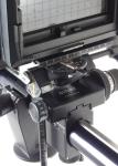 Black 4x5 SINAR F Large format camera black body polaroid back film insert clean
