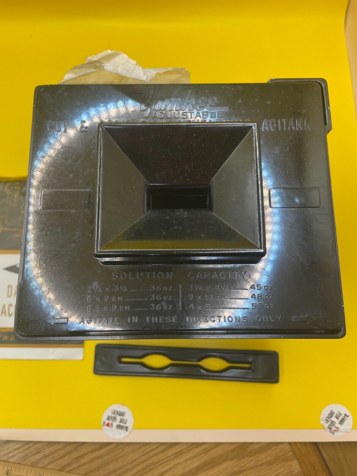 Yankee Adjustable Cut Film Tank - 2.25" x 2.25" to 4"x 5