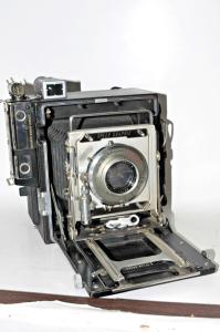 Graflex Speed Graphic 4x5 Graflex Pacemaker Camera w/152mm f4.5 Ektar Lens