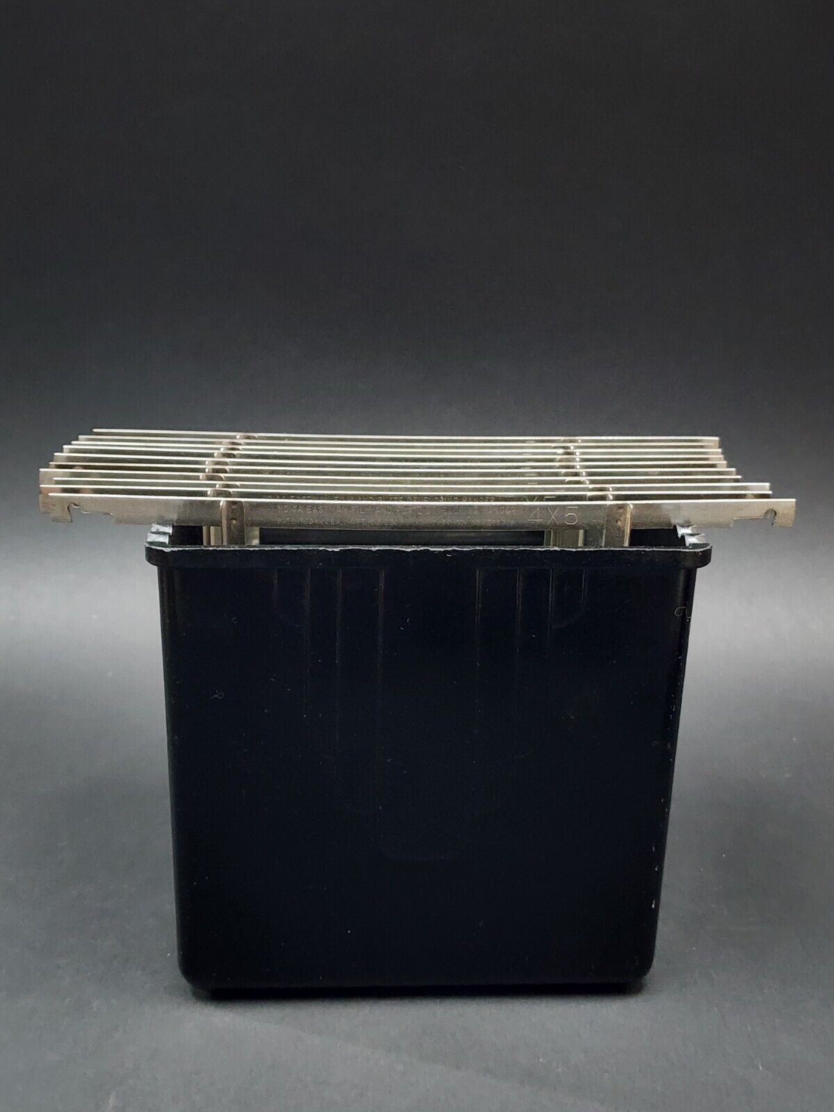 Vintage Hollywood Cut Film Tank With 11 No. 4A Eastman Film Plate