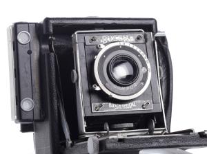 Busch pressman 2 1/4 x 3 1/4 film camera w/ rodenstock lens + 3 holders