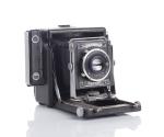 Busch pressman 2 1/4 x 3 1/4 film camera w/ rodenstock lens + 3 holders