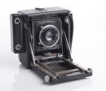Busch pressman 2 1/4 x 3 1/4 film camera w/ rodenstock lens + 3 holders