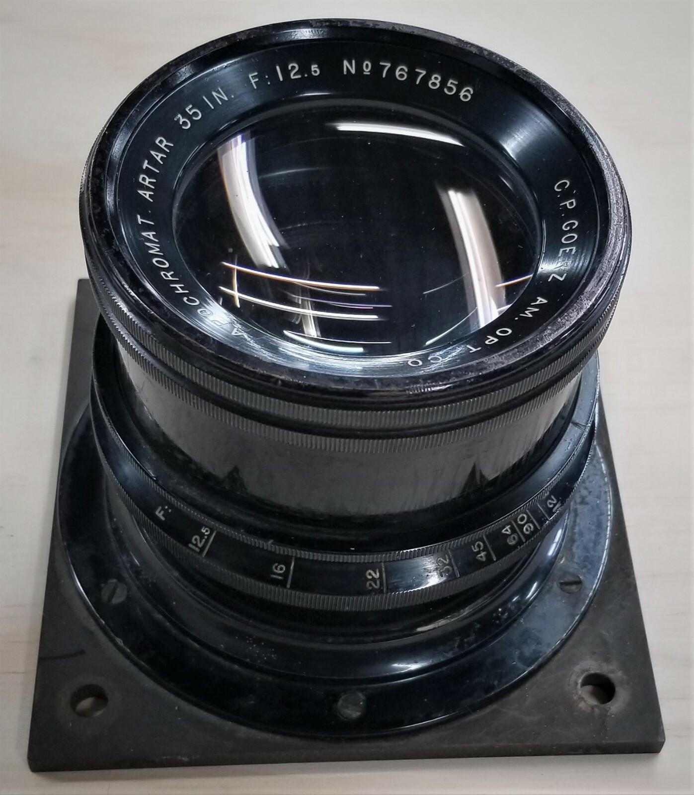 C. P. Goerz AM Optical Company Apochromat Artar 35 Inch f/12.5 Lens