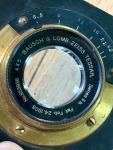 Bausch & Lomb - Zeiss Tessar 4x5 Series IIb Brass Lens On Board Large Format
