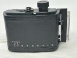 Busch Pressman 2 1/4” Camera w/Wollensak 101mm, Roll Back, GG Back, 4 Film Backs