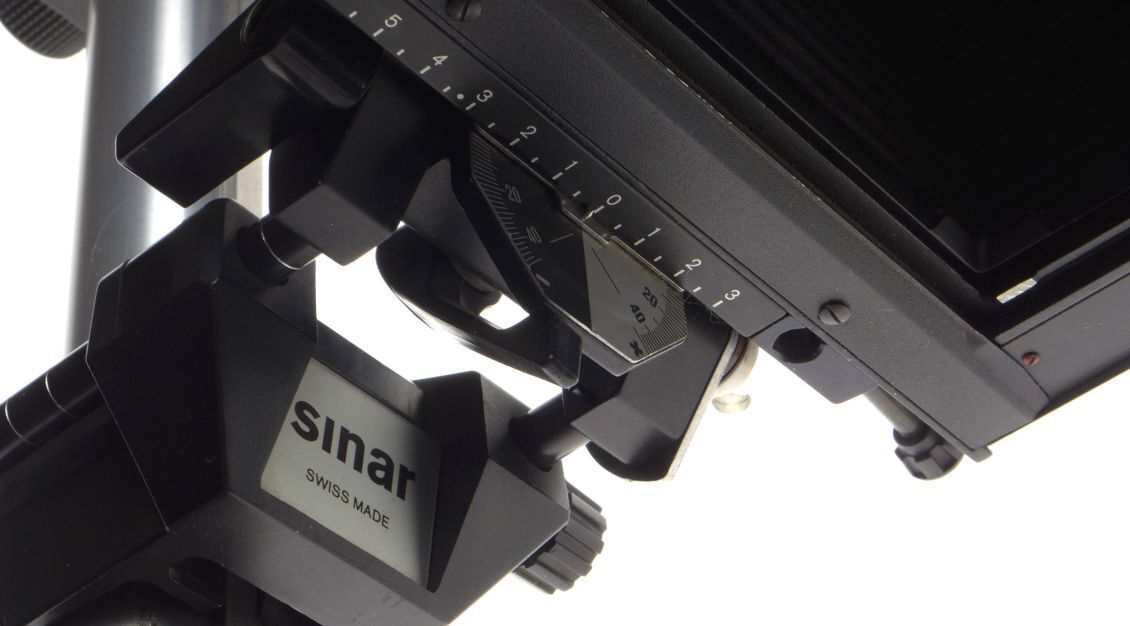 Vintage Sinar 4x5 F1 Monorail Field Camera in Case