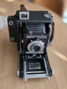 Graflex Speed Graphic 2 1/4 x 3 1/4 Fld Camera. Graphex 101mm f4.5 Lens Untested