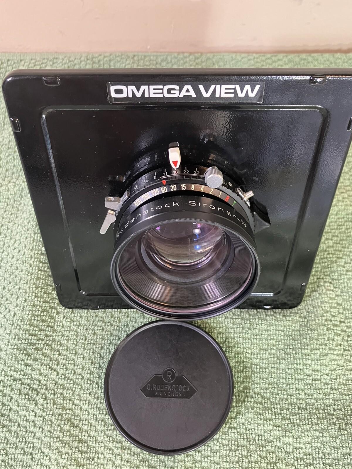 Rodenstock Sironar N 210mm f/5.6 MC Lens COPAL 1 Omega View Board Made In JAPAN