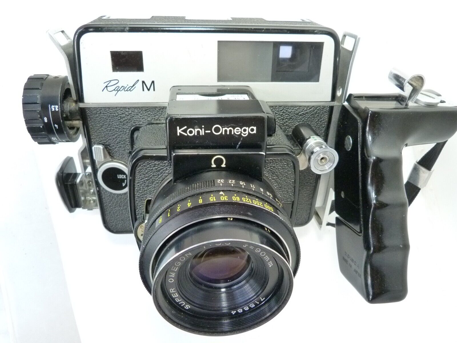 VINTAGE Koni Omega Model M, OMEGON 90MM/3.5 lens