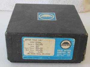 Goerz Lens 14 in Apochromat Artar 14" Red Dot BOX ONLY
