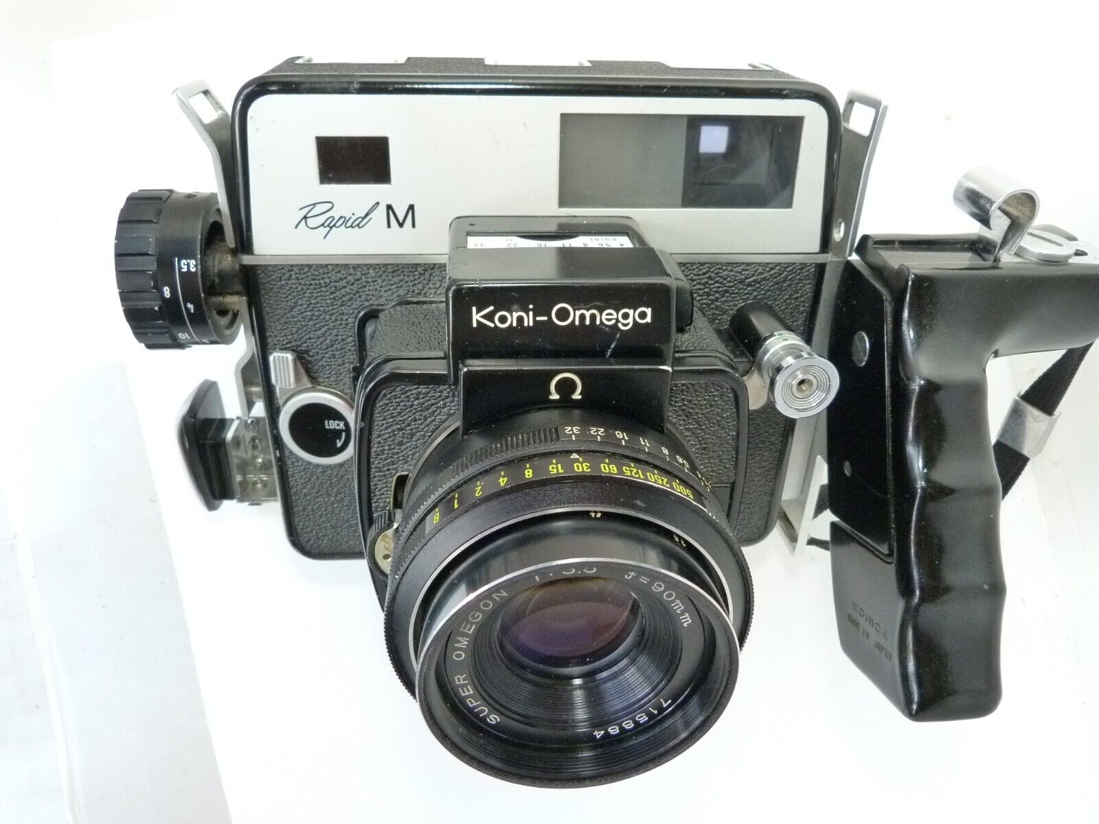 VINTAGE Koni Omega Model M, OMEGON 90MM/3.5 lens