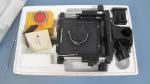 Omega View 45E Large Format 4x5 Rail Camera W. Schneider Kreuznach Lens In Box