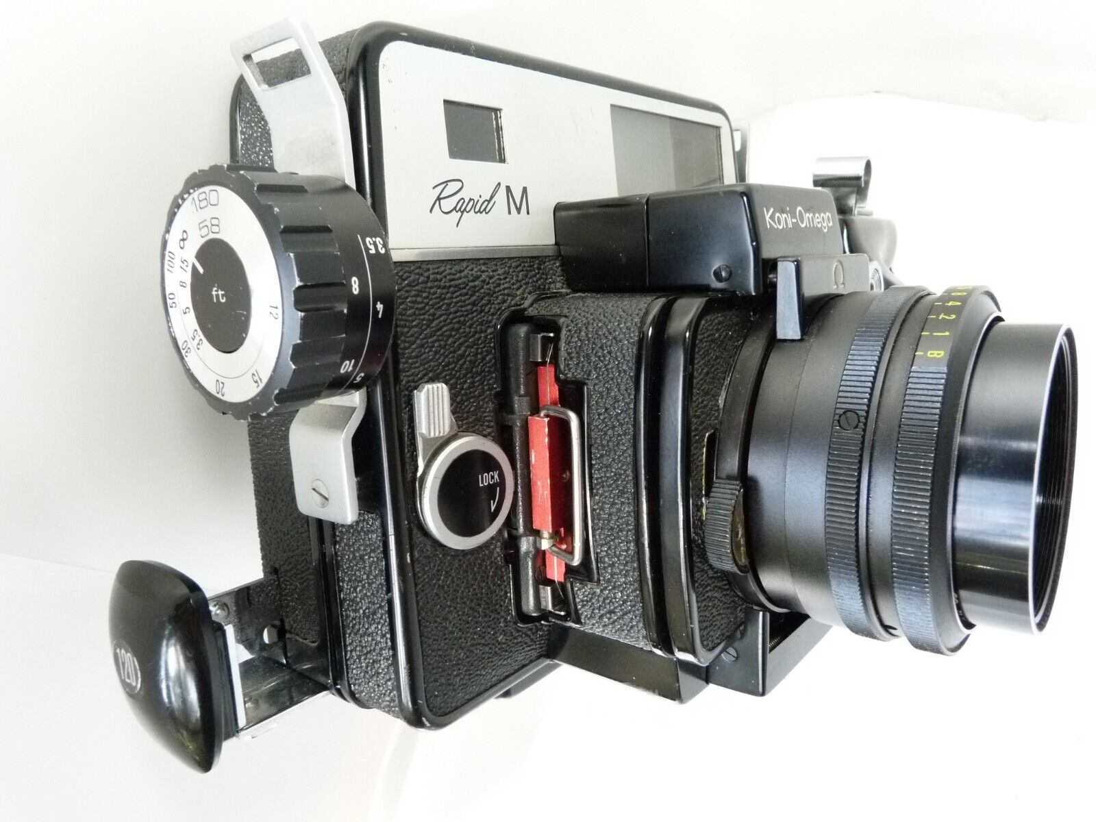 VINTAGE Koni Omega Model M, OMEGON 90MM/3.5 lens