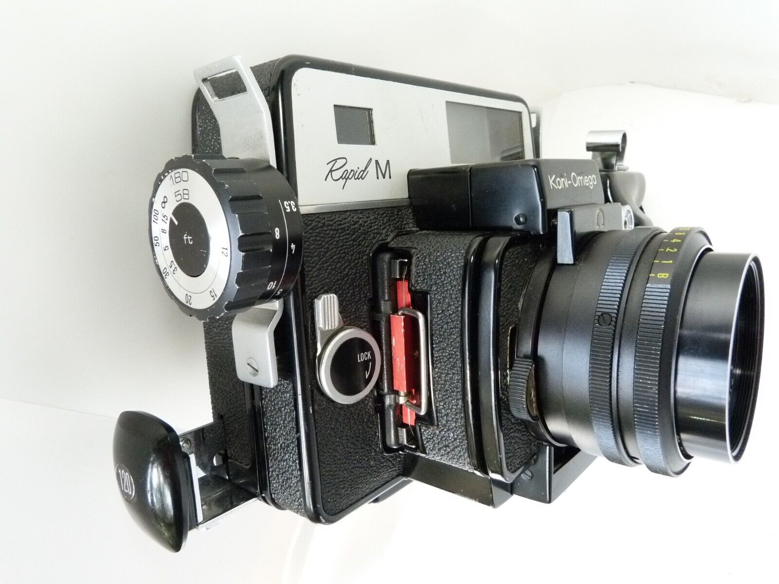 VINTAGE Koni Omega Model M, OMEGON 90MM/3.5 lens