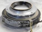 Zeiss 15cm (150mm) f4.5 Jena Tessar Lens with Shutter for Parts or Repair