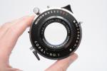 Commercial Astragon 210mm f6.3 large format lens w/Copal #1 shutter, Nice!