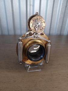 Bausch & Lomb Zeiss Large Format Camera Lens Unicum Brass Pat. Jan 6 1891 Nice !