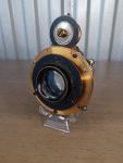 Bausch & Lomb Zeiss Large Format Camera Lens Unicum Brass Pat. Jan 6 1891 Nice !