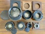 Wollensak Lot of 7 Vintage Large Format Lenses – Bausch & Lomb, Zeiss and more