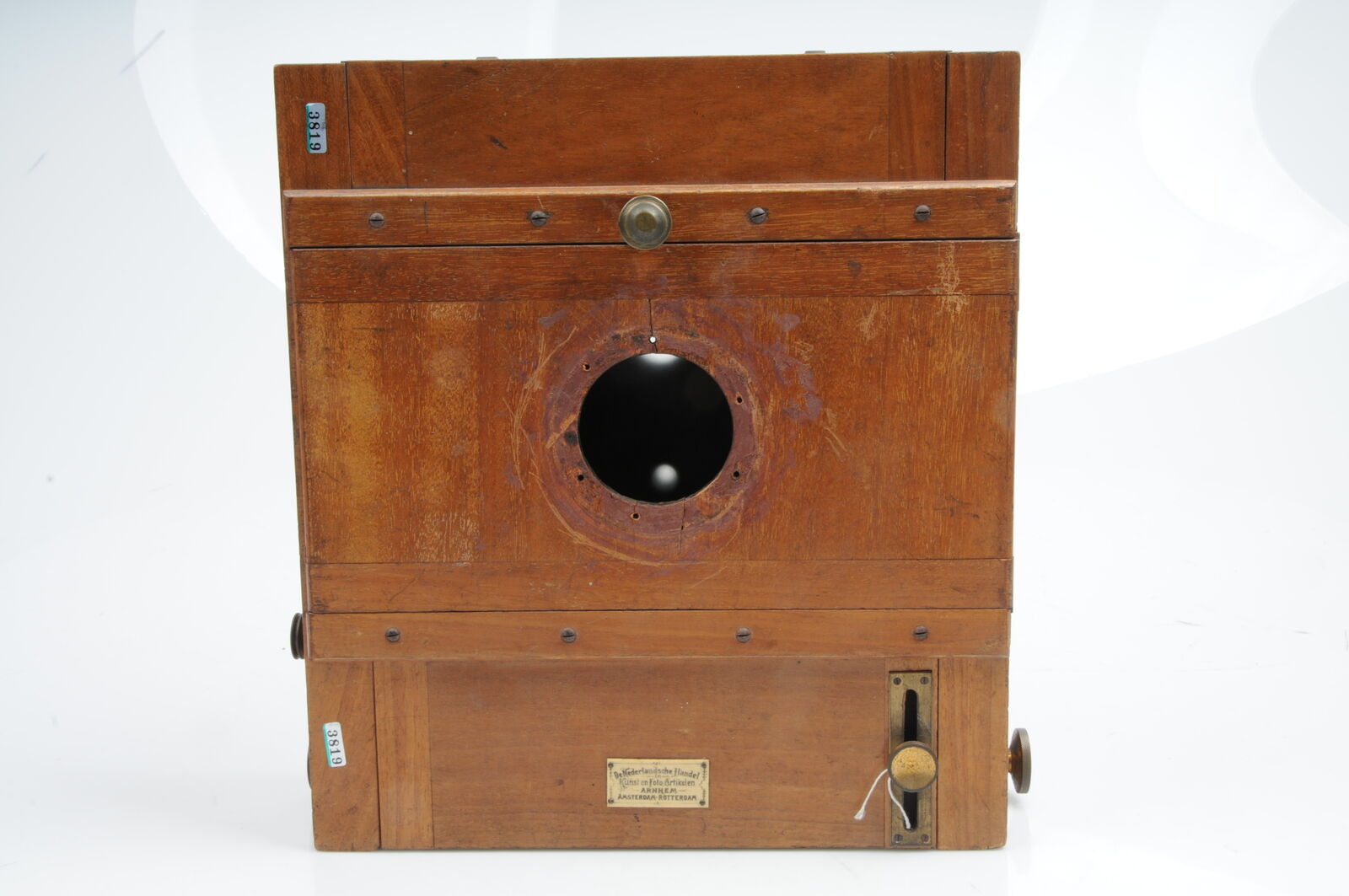 Vintage Dutch Whole Plate Wood Camera (6.5x8.5) #819
