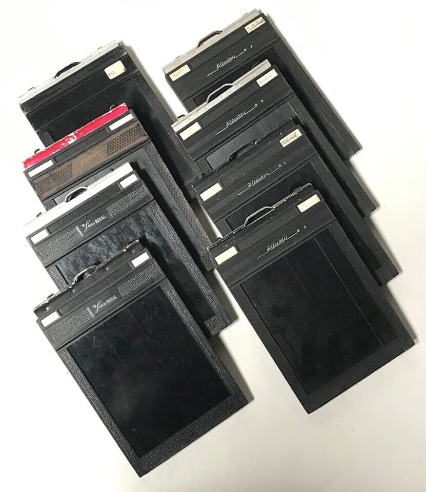 Vintage 4x5 Film Holders: Riteway, Lisco, Regal & more