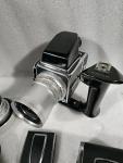 Hasselblad 500C M. Format Camera w/ 2 lenses, HandGrip, 2x FilmBack, Extras