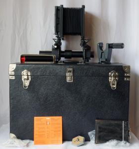 Sinar 4x5 Monorail Camera Bench Holder, 6" Extension Rail w/ Case Barely Used