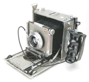 Vintage Linhof Technika IV 4x5" Camera With Technika Symmar 5.6/150mm & Grip. EX