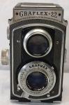 Vtg Graflex-22 Model 400 TLR 6x6 120 Film Camera Graftar f/3.5 8.5mm Lens 