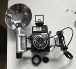 Graflex XL  3 Lens Carl Zeiss  Tons Of Accessories. Original Graflex Case RARE