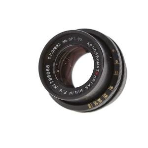Goerz 9.5 in. (241mm) f/9 Apochromat Red Dot Artar (42MT) Barrel Lens for 4x5